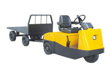Tractor eléctrico asentado de la remolque del aeropuerto fácil - peso de la tracción de la cubierta 5000kg de la espalda abierta