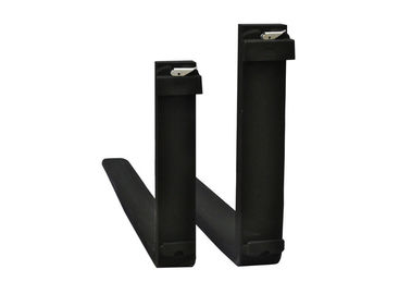 Tamaño modificado para requisitos particulares color negro industrial de los accesorios de la bifurcación de los recambios de la carretilla elevadora